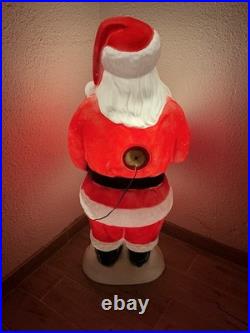 Vtg Empire 41 African American Black Santa Claus Blow Mold Stocking RARE