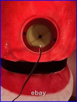 Vtg Empire 41 African American Black Santa Claus Blow Mold Stocking RARE