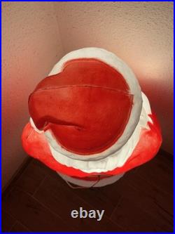 Vtg Empire 41 African American Black Santa Claus Blow Mold Stocking RARE