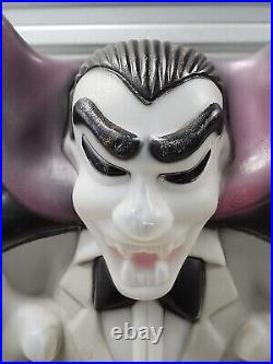 Vtg Empire Count Dracula Blow Mold 36 Halloween Decoration Vampire Light-Up