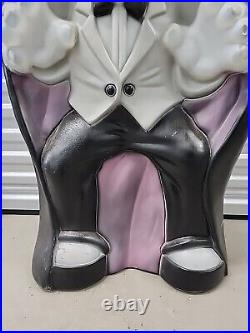 Vtg Empire Count Dracula Blow Mold 36 Halloween Decoration Vampire Light-Up