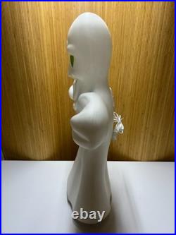 Vtg Empire Halloween Blowmold Ghost 36 Lights Up Bright Green Eyes Mouth