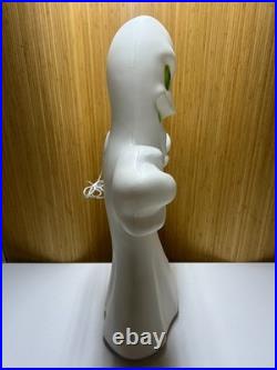 Vtg Empire Halloween Blowmold Ghost 36 Lights Up Bright Green Eyes Mouth