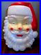 Vtg Giant Empire Christmas Lighted Plastic Santa Claus Head Blow Mold -34 Tall