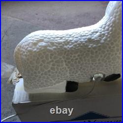 Vtg Grand Venture Lighted Lamb Blow Mold Christmas Nativity Original Box Sheep