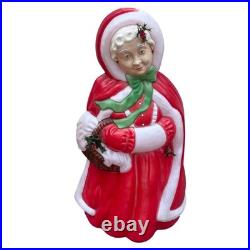 Vtg Santas Best Mrs Claus Blow Mold 41 Inch Christmas Lighted Yard Decor 161720