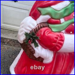 Vtg Santas Best Mrs Claus Blow Mold 41 Inch Christmas Lighted Yard Decor 161720