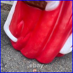 Vtg Santas Best Mrs Claus Blow Mold 41 Inch Christmas Lighted Yard Decor 161720