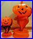 Vtg Super Rare 24 Pumpkin Cat Jol Halloween Blow Mold Light Up Yard Decor Prop