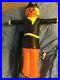 Vtg Union Blow Mold Halloween Plastic Scarecrow Complete WithStake Light Cord Rare