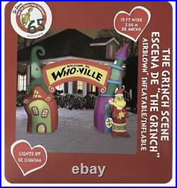 WELCOME TO WHO-VILLE ARCH 12ft Airblown Inflatable Grinch New HTF DR. SEUSS