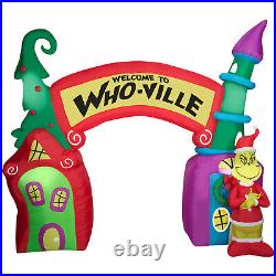 WELCOME TO WHO-VILLE ARCH 12ft Airblown Inflatable Grinch New HTF DR. SEUSS