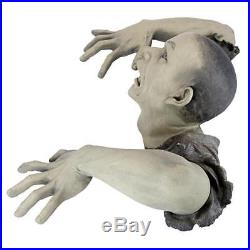 Walking Dead Escaping the Tomb Flesh Hungry Macabre Corpse Zombie Garden Statue