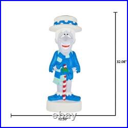 Warner Bros. 32 LED Lighted Snow Miser Blow Mold Outdoor Christmas Decor