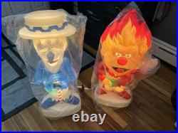 Warner Bros 32inch Heat and Snow Miser Blow Mold Outdoor Christmas Decor