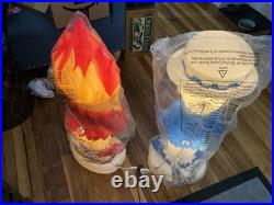 Warner Bros 32inch Heat and Snow Miser Blow Mold Outdoor Christmas Decor