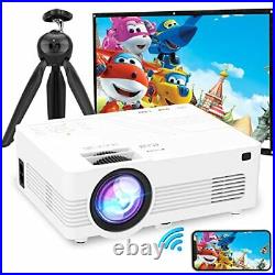 WiFi Projector 7500Lumens QK03 Outdoor Projector Full HD 1080P Supported Outd