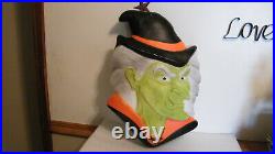 Witch Head Don Featherstone Blow Mold Halloween